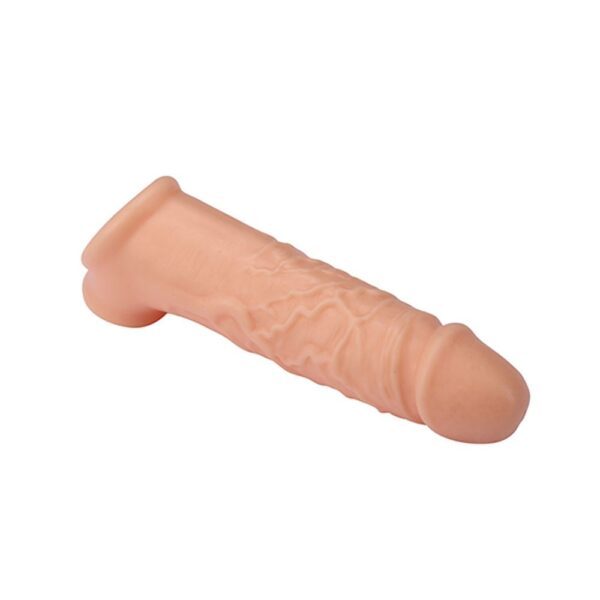 21690 REALSTUFF EXTENDER WITH BALL STRAP 6.5” PROLUNGA FALLICA PER IL PENE IN SILICONE COLOR CARNE 16,5 CM