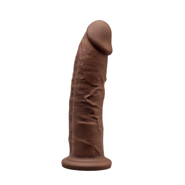 SilexD MODEL 2 - 7,5" BROWN 220680 FALLO REALISTICO PENE ARTIFICIALE IN SILICONE MEMORY TERMOREATTIVO CM 19