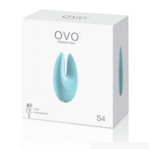 OVO S2 RECHARGEABLE LAY ON LIGHT BLUE STIMOLATORE VAGINALE RICARICABILE VIBRANTE