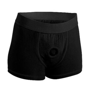 AE810-ML BOXER ELASTICIZZATO INTIMO CON FORO PER FALLO INDOSSABILE