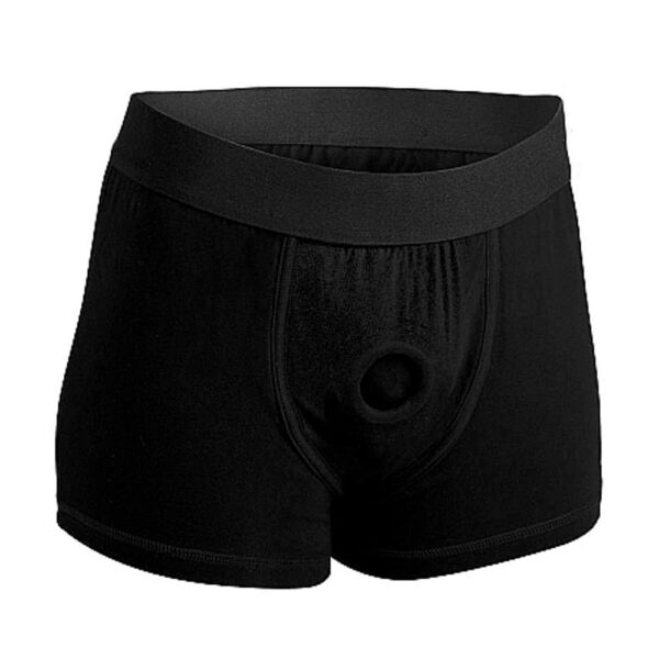 AE810-ML BOXER ELASTICIZZATO INTIMO CON FORO PER FALLO INDOSSABILE