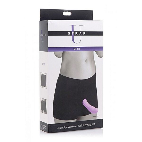 AE810-ML BOXER ELASTICIZZATO INTIMO CON FORO PER FALLO INDOSSABILE