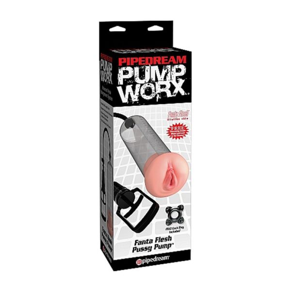 PD3289-00 PIPEDREAM PUMP WORX FANTA FLESH PUSSY PUMP