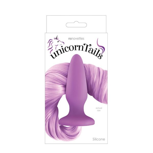 280415 PONYPLUG UNICORN TAILS PURPLE CODA DI UNICORNO