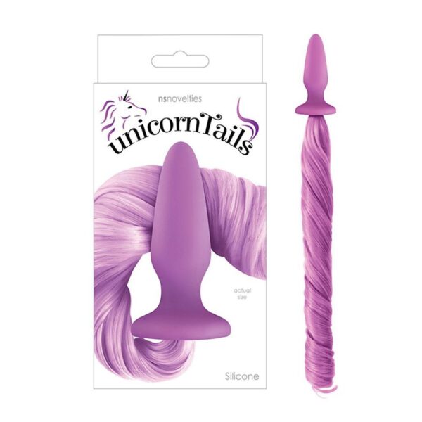 280415 PONYPLUG UNICORN TAILS PURPLE CODA DI UNICORNO