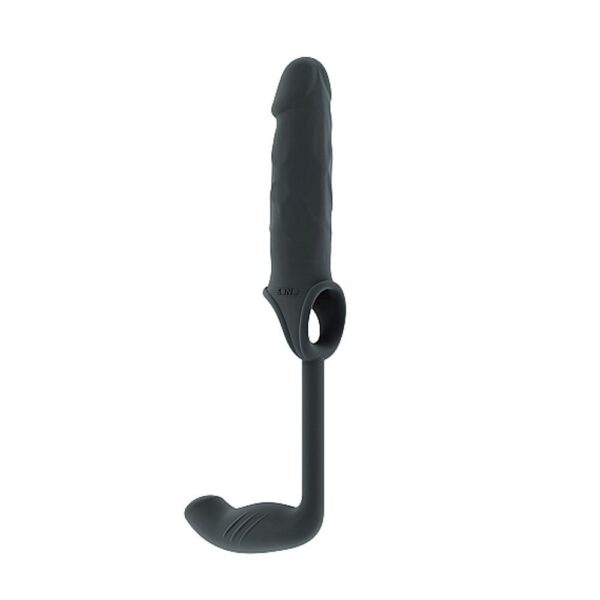 SON034GRYN.34 – STRETCHY PENIS EXTEN AND PLUG – GREY