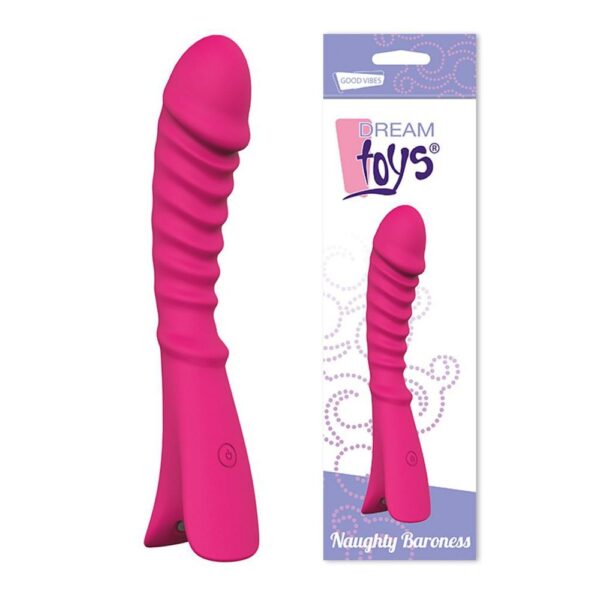 21375 DREAM TOYS NAUGHTY BARONESS MAGENTA VIBRATORE RICARICABILE