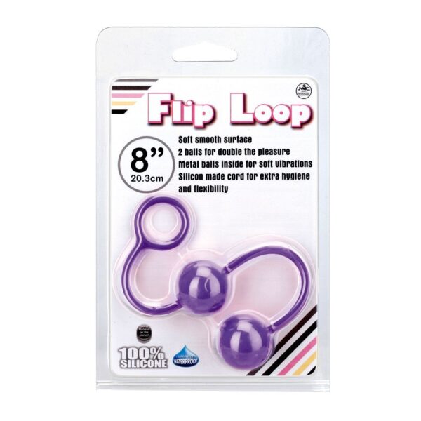 55003743 PALLINE VAGINALI IN SILICONE VIOLA