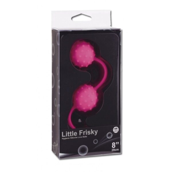 20125 LITTLE FRISKY PINK PALLINE VAGINALI IN SILICONE ROSA