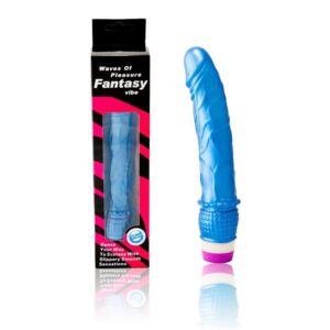 D47-194157 VIBRATOR LINEX AZUL FALLO REALISTICO ECONOMICO MORBIDO VIBRAOTRE AZZURRO 23 CM