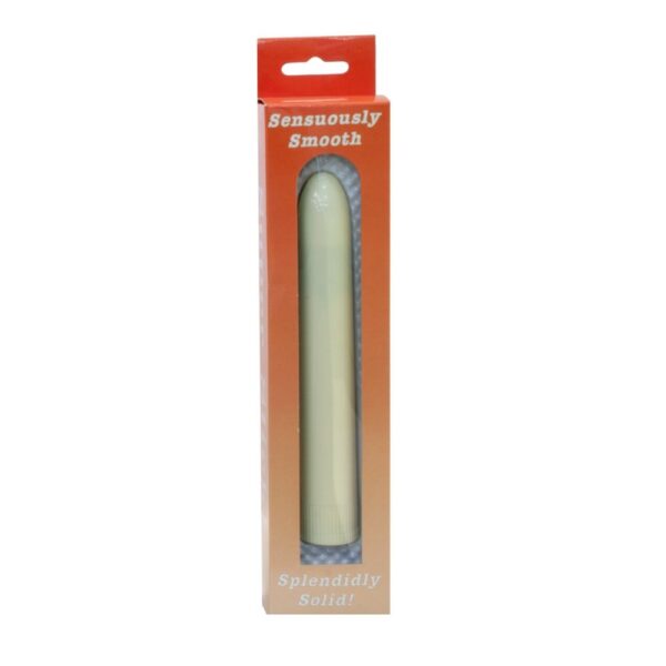 SUPER SLICK VIBRATOR WEISS VIBRATORE ANALE VAGINALE CLASSICO BIANCO 17,5 CM