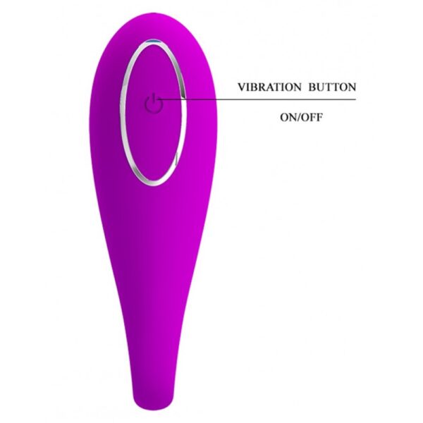 6066 PRETTY LOVE AUGUST VIBRATORE DI DESIGN IN SILICONE FUXIA RICARICABLE USB CON APP SMARTPHONE CONTROL