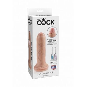 PD5560-21 PIPEDREAM KING COCK 6" UNCUT – FLESH FALLO REALISTICO NON CIRCONCISO 6"