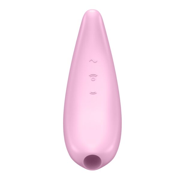 SATISFYER CURVY 3+ PINK STIMOLATORE SUCCHIA CLITORIDE IN SILICONE ROSA