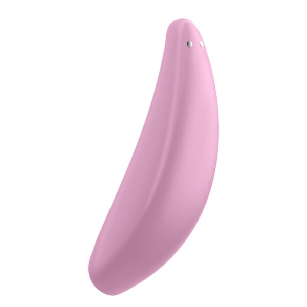 SATISFYER CURVY 3+ PINK STIMOLATORE SUCCHIA CLITORIDE IN SILICONE ROSA