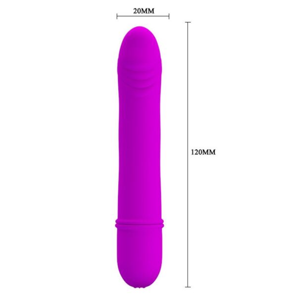 PRETTY LOVE BECK MINI VIBRATORE 10 FUNZIONI IN SILICONE VIOLA