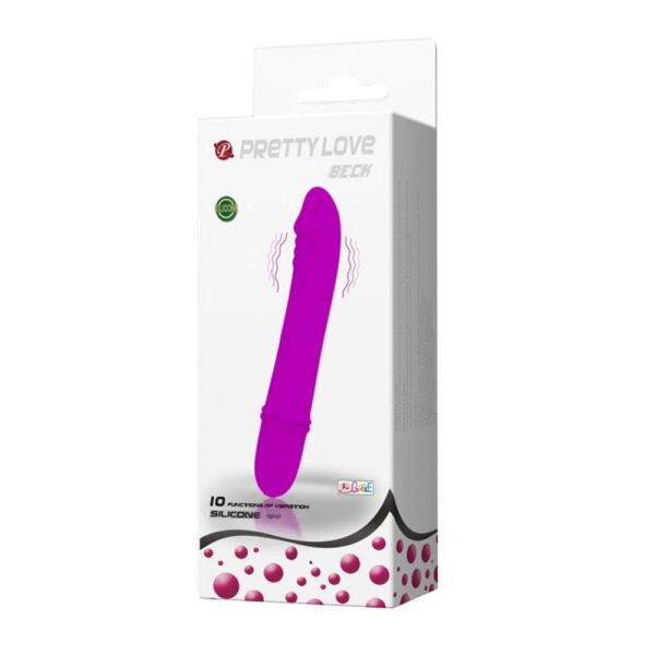 PRETTY LOVE BECK MINI VIBRATORE 10 FUNZIONI IN SILICONE VIOLA