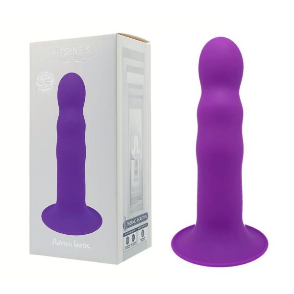 HITSENS 3 PURPLE DILDO IL SILICONE MEMORY DOPPIA DENSITÀ