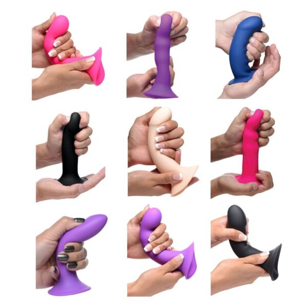 HITSENS 3 PURPLE DILDO IL SILICONE MEMORY DOPPIA DENSITÀ