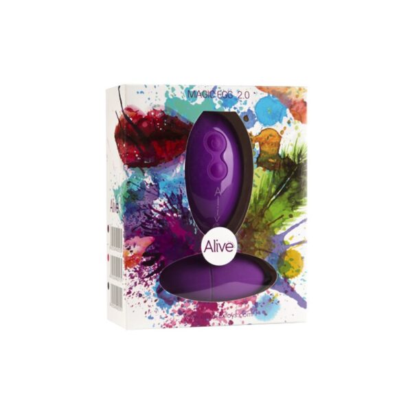 40523 MAGIC EGG 2.0 PURPLE OVETTO WIRELESS ERGONOMICO COMPATTO