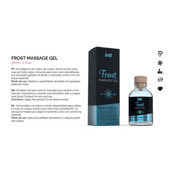 INTT FROST KISSABLE MASSAGE GEL DA MASSAGGIO AROMA MENTA 30 ML