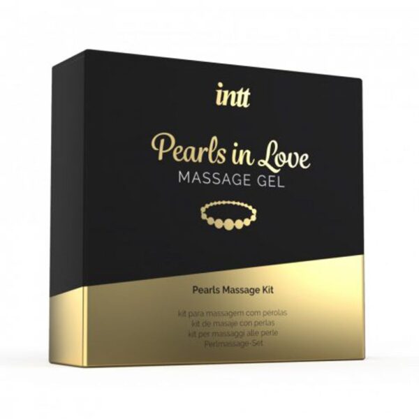 INTT PEARLS IN LOVE SET MASSAGE GEL DA MASSAGGIO E COLLANA DI PERLE 15 ML