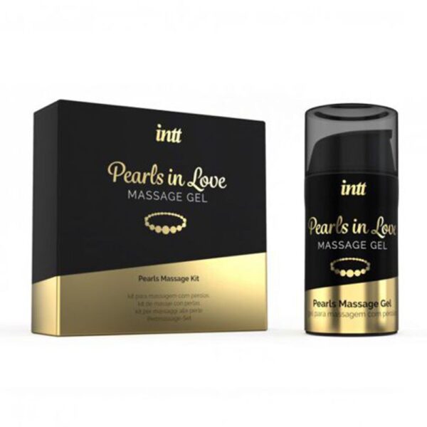 INTT PEARLS IN LOVE SET MASSAGE GEL DA MASSAGGIO E COLLANA DI PERLE 15 ML