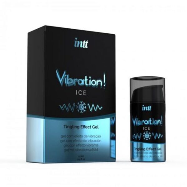 INTT VIBRATION ICE FROST VIBRATORE LIQUIDO GEL AROMA MENTA 15 ML