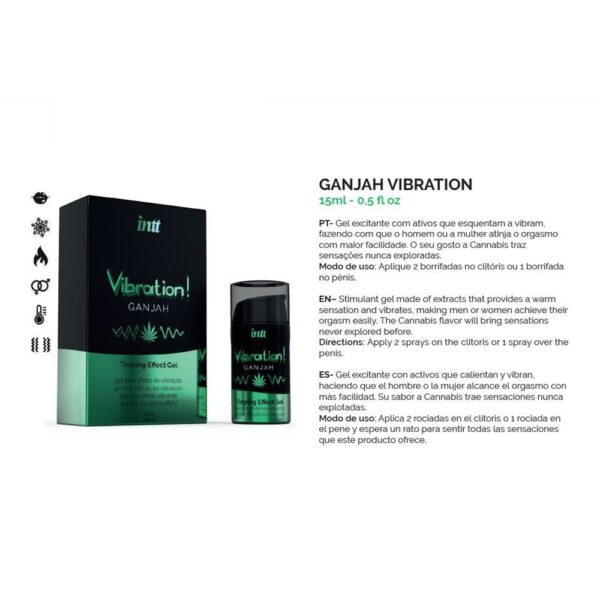 INTT GANJAH VIBRATORE LIQUIDO RITARDANTE 15 ML